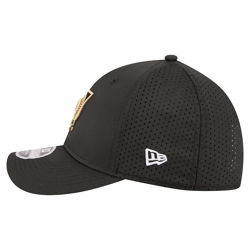 Men's New Era Black Army Knights 39THIRTY M-Crown Flex Fit Hat