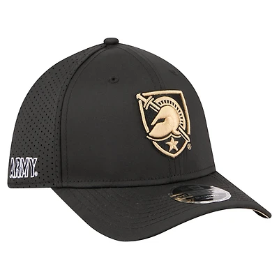Men's New Era Black Army Knights 39THIRTY M-Crown Flex Fit Hat