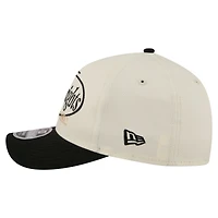 Men's New Era  Natural/Black Army Black Knights Prepster 9FORTY M-Crown Adjustable Hat