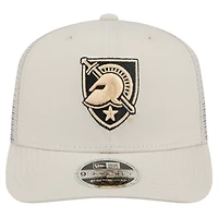Casquette ajustable extensible à boutons-pression 9SEVENTY en toile Natural Army Black Knights de New Era pour homme