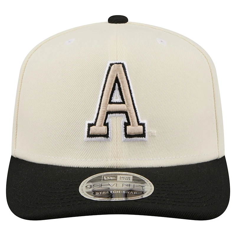 Men's New Era White/Black Army Black Knights America's 250th 9SEVENTY Adjustable Hat