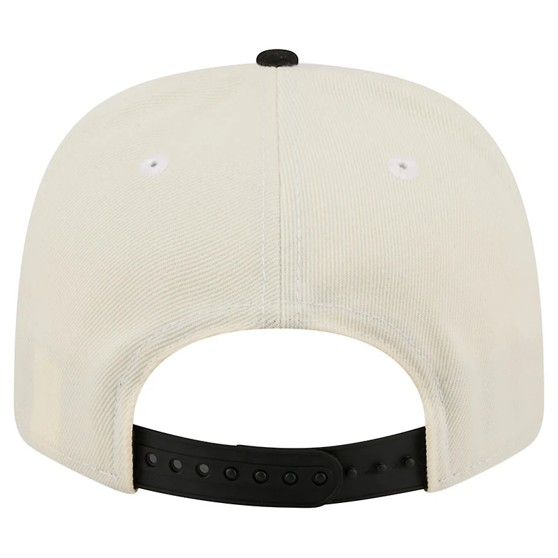 Casquette ajustable New Era blanche et noire pour homme, modèle 9SEVENTY, commémorant le 250e anniversaire de l'armée américaine (Black Knights).