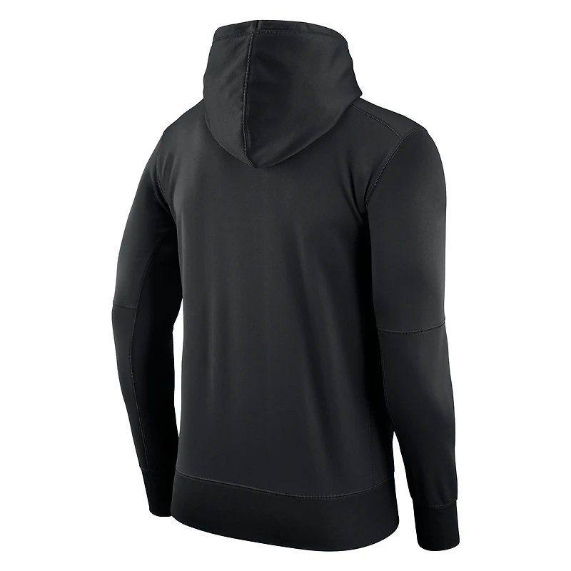 Men's Nike Black Army Knights 2024 Rivalry Collection Airborne Eagle Therma Fleece Pullover Hoodie