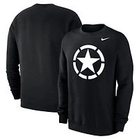 Sweat-shirt en molleton Nike Black Army Knights 2024 Rivalry Collection Club pour homme