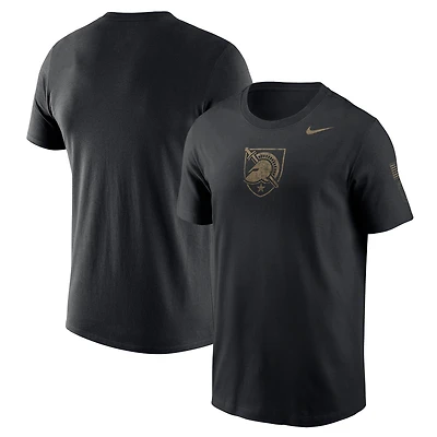 T-shirt Nike Black Army Knights 2024 Rivalry Collection pour homme avec logo Legend