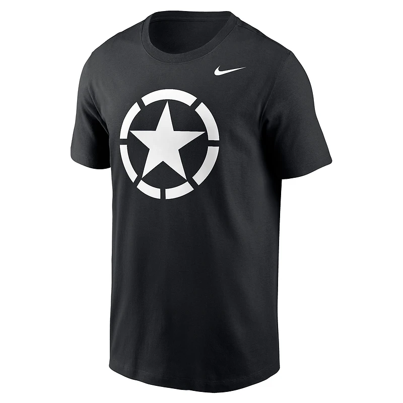 T-shirt Nike Black Army Knights 2024 Rivalry Collection pour homme