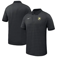 Men's Nike Black Army Knights 2025 Early Season Coaches Sideline Victory Stripe Performance Polo