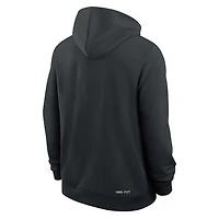 Men's Nike Black Army Knights 2025 Sideline Standard Issue Dri-FIT Hoodie