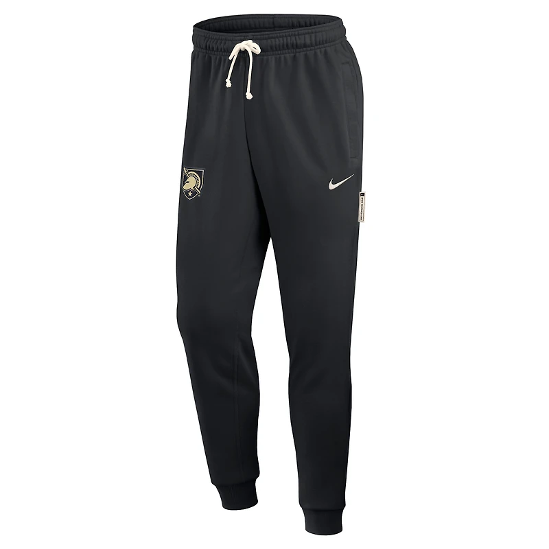 Men's Nike Black Army Knights 2025 Sideline Standard Issue Dri-FIT Taper Sweatpants