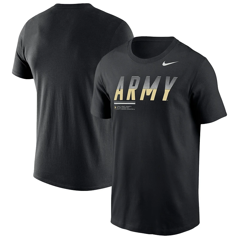 Men's Nike Black Army Knights 2026 Sideline Wordmark Legend Dri-FIT T-Shirt