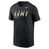 T-shirt Nike Black Knights 2026 Sideline Wordmark Legend Dri-FIT pour homme