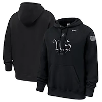 Men's Nike Black Army Knights 250 Collection Club Fleece Hoodie