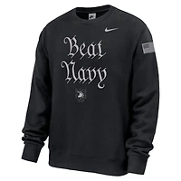 Men's Nike Black Army Knights 250 Collection Club Fleece Sweatshirt