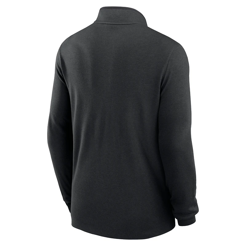 Men's Nike Black Army Knights 250 Collection Dri-FIT Victory Quarter-Zip Top