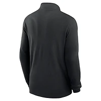 Men's Nike Black Army Knights 250 Collection Dri-FIT Victory Quarter-Zip Top