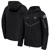 Men's Nike Black Army Knights 250 Collection Tech Fleece Full-Zip Hoodie