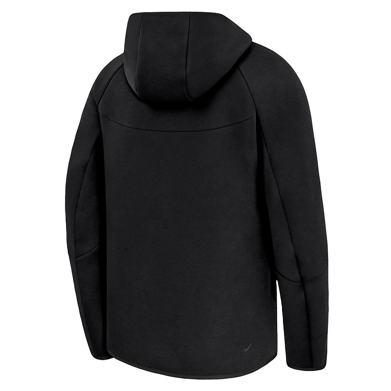 Men's Nike Black Army Knights 250 Collection Tech Fleece Full-Zip Hoodie