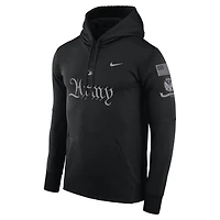Sweat à capuche Therma Nike pour homme, gris armée, Black Knights, collection Army 250