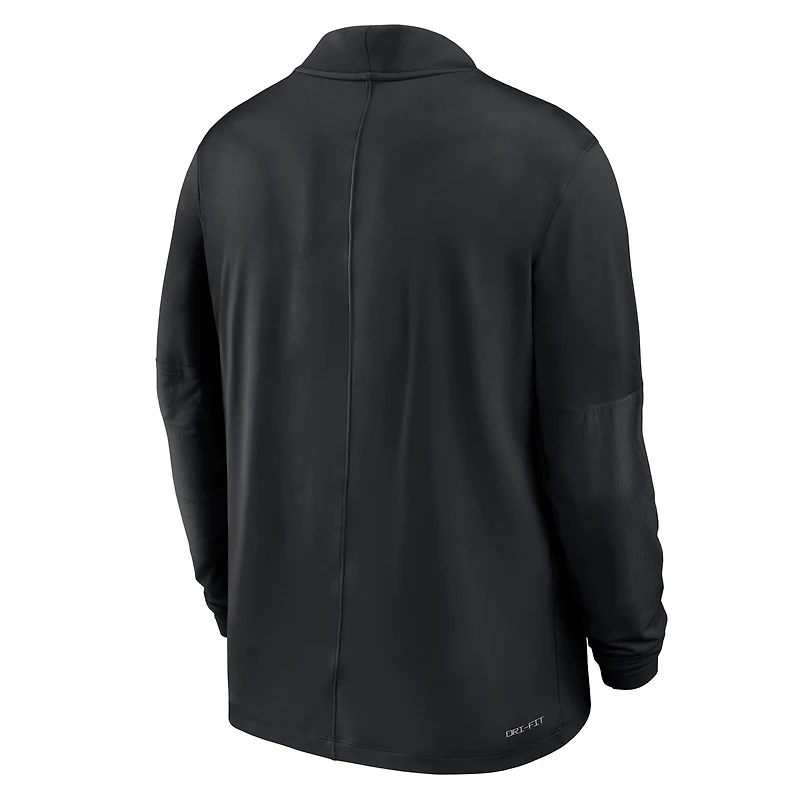 Men's Nike  Black Army Knights Dri-FIT Half-Zip Pullover