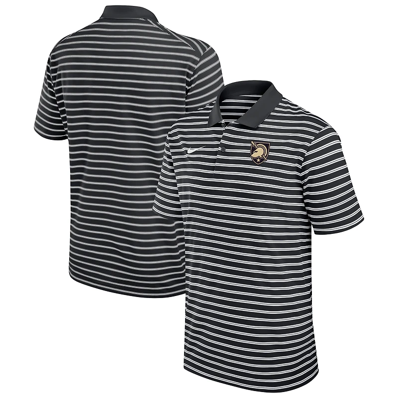 Polo Nike Black Army Knights Victory Stripe Performance pour homme
