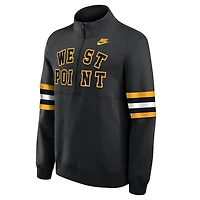 Men's Nike Black Army Knights West Point Classic Collection Club Fleece Half-Zip Pullover