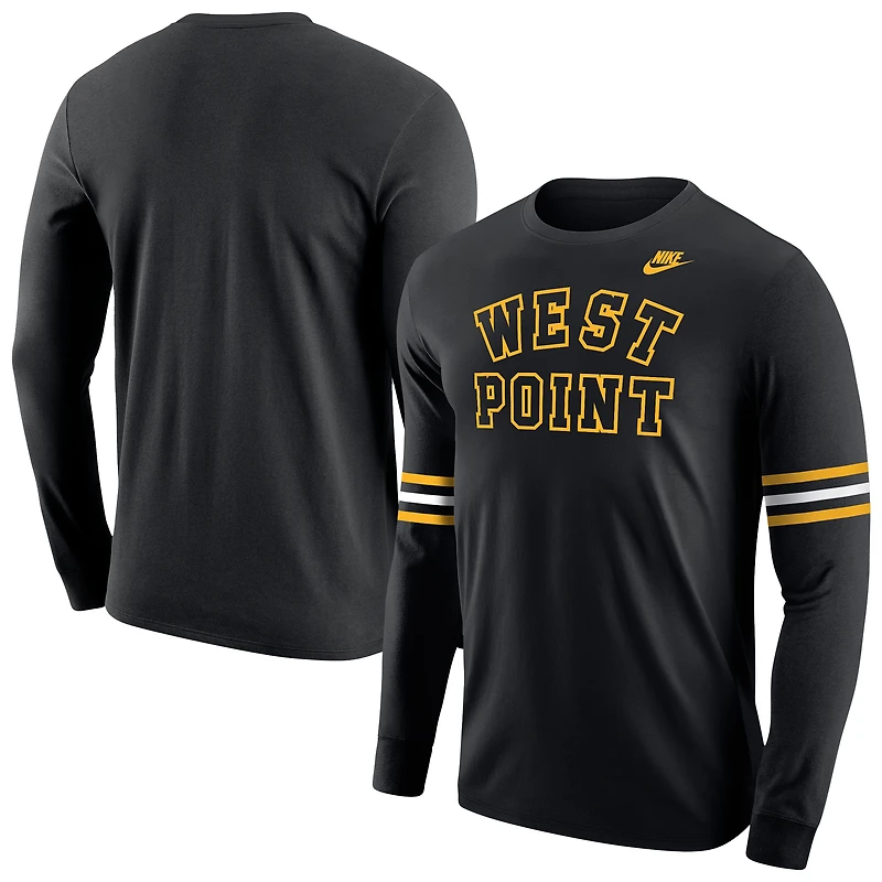 Men's Nike Black Army Knights West Point Classic Collection Long Sleeve T-Shirt