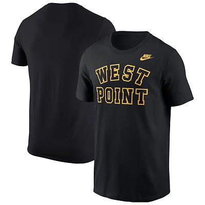 T-shirt Nike Black Army pour homme, motif Knights, collection West Point Classic