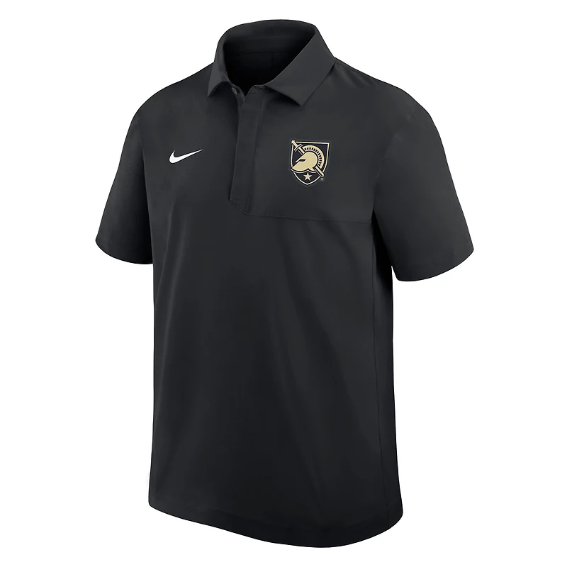 Polo tissé Nike Black Knights pour homme, noir militaire