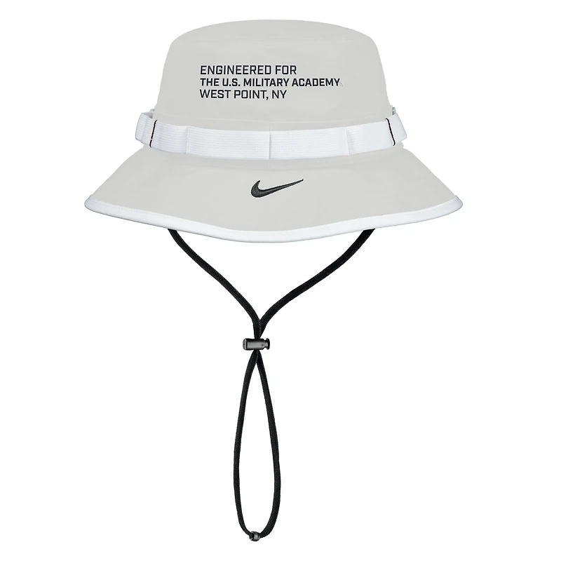 Men's Nike Gray Army Black Knights 2025 On-Field Boonie Performance Bucket Hat