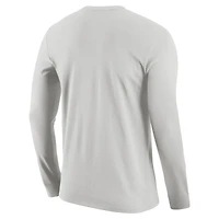 Men's Nike Gray Army Black Knights 250 Collection Long Sleeve T-Shirt