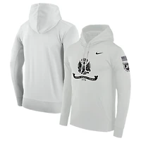 Men's Nike Gray Army Black Knights 250 Collection Therma Hoodie