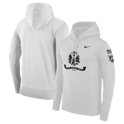 Men's Nike Gray Army Black Knights 250 Collection Therma Hoodie