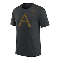 T-shirt Nike Heather Charcoal Army Black Knights pour homme, collection classique West Point