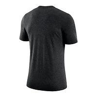 T-shirt Nike Heather Charcoal Army Black Knights pour homme, collection classique West Point, mélange tricolore