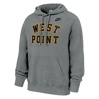 Men's Nike Heather Gray Army Black Knights West Point Classic Collection Club Hoodie