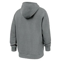 Sweat à capuche Nike Heather Grey Army Black Knights West Point Classic Collection Club pour homme