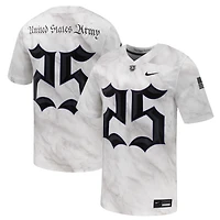 Maillot de football Nike pour homme n° 25 Blanc Armée Black Knights Collection 250