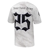 Maillot de match Nike pour homme n° 25 Blanc Armée Black Knights Collection 250