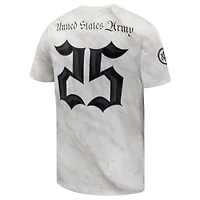 Men's Nike #25 White Army Black Knights 250 Collection Replica Jersey T-Shirt