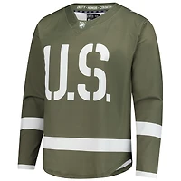 Men's Olive Army Black Knights Replica Hockey Jersey