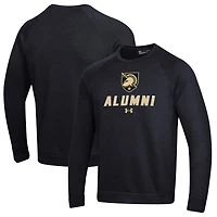 Men's Under Armour Black Army Knights Alumni Rival Fleece Pullover Sweatshirt