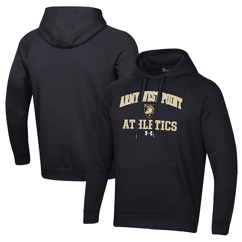 Sweat à capuche Under Armour Black Army Knights Athletics All Day pour homme