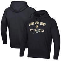 Men's Under Armour  Black Army Knights Gymnastics All Day Fleece Pullover Hoodie