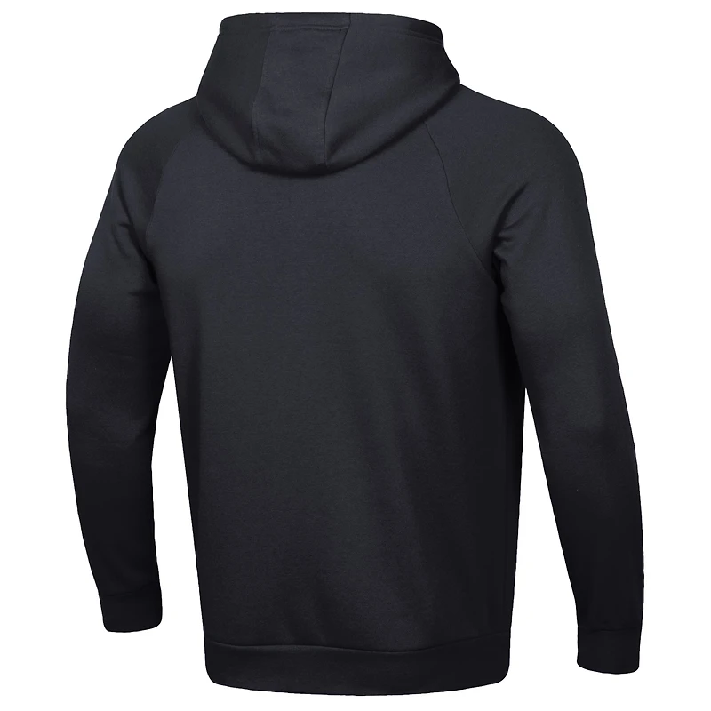 Sweat à capuche en polaire Under Armour Black Army Knights pour homme
