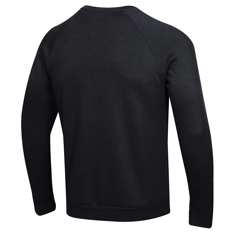 Sweat-shirt en molleton Under Armour Black Army Knights Soccer All Day Arch pour homme