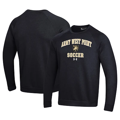 Sweat-shirt en molleton Under Armour Black Army Knights Soccer All Day Arch pour homme