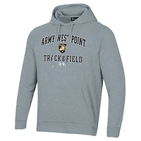 Men's Under Armour  Gray Army Black Knights Track & Field All Day Fleece Pullover Hoodie