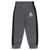 Toddler Colosseum Black/Gray Army Black Knights Shark Full-Zip Hoodie Jacket & Pants Set