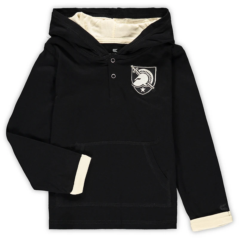 Toddler Colosseum Black/Heathered Gray Army Black Knights Poppies Hoodie and Sweatpants Set
