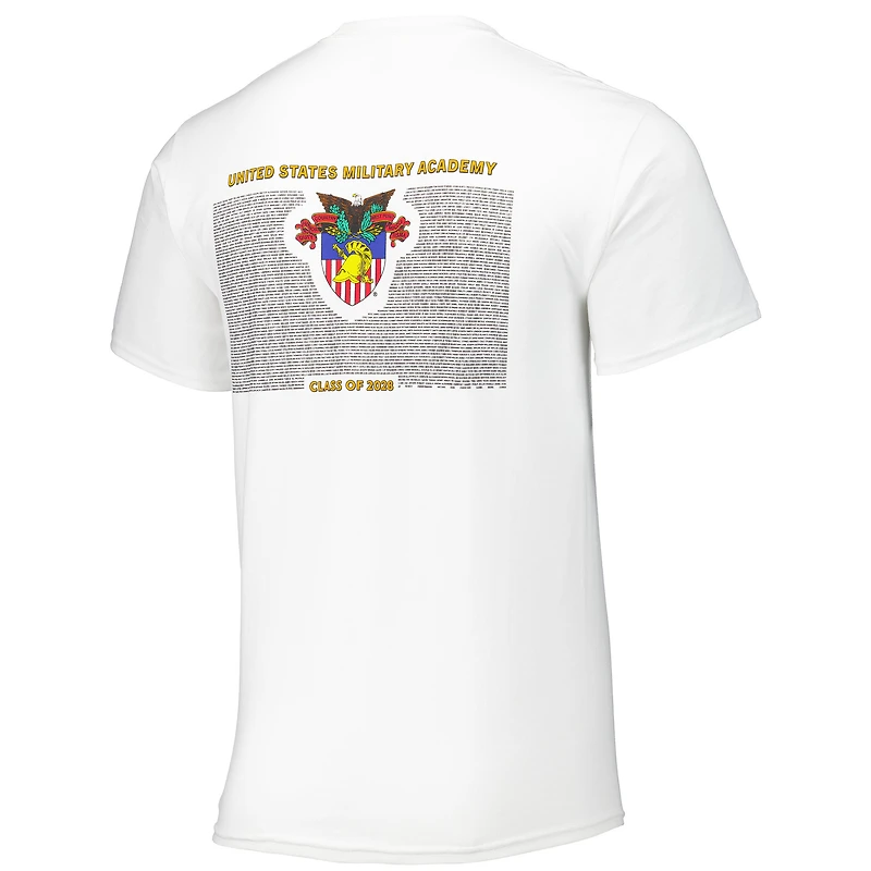 Unisex  White Army Black Knights West Point Class of 2028 Reception Day T-Shirt
